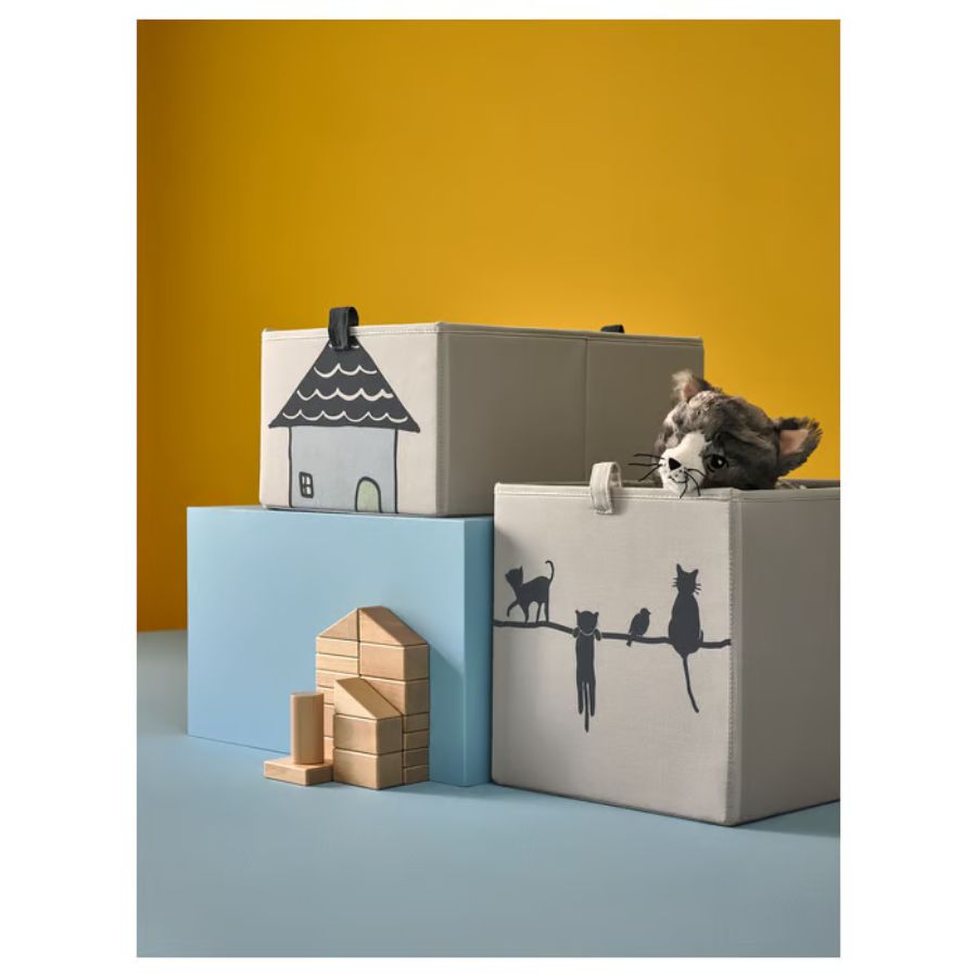 جعبه نظم دهنده ایکیا مدل IKEA BARNDROM سایز 17×37×26 سانتی متر